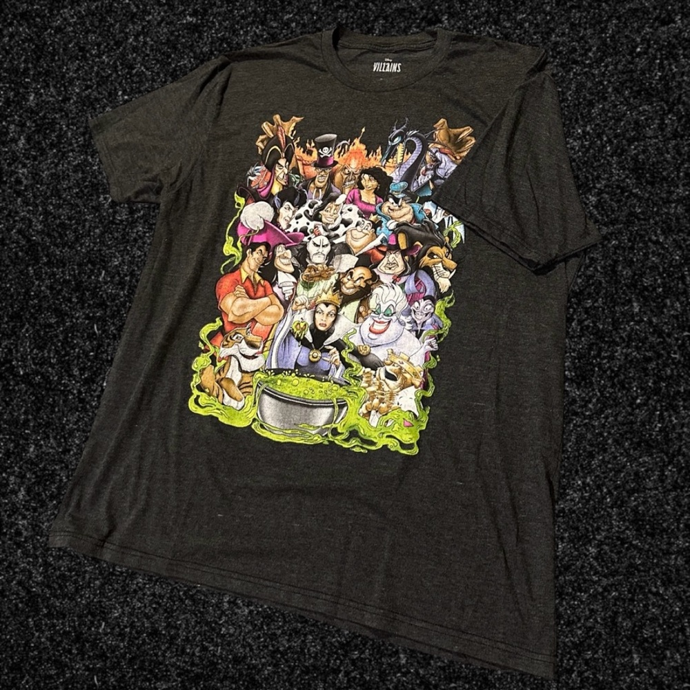 Disney Villains Collage Graphic T-Shirt